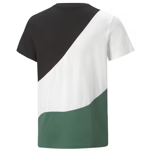 Puma T-shirt da ragazzo manica corta Power Cat Tee B 674231-37 vine
