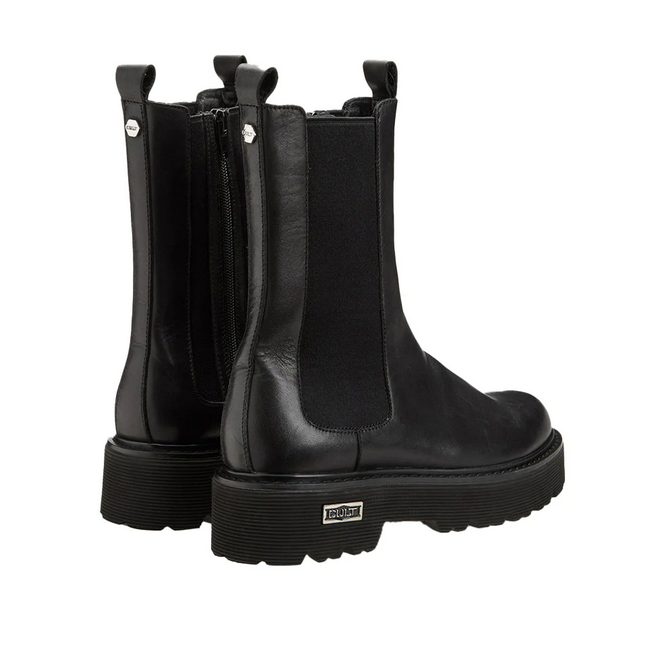 Cult high Beatles amphibious women's ankle boot with 20cm shaft and 5cm sole Slash 3267 CLW326700 black