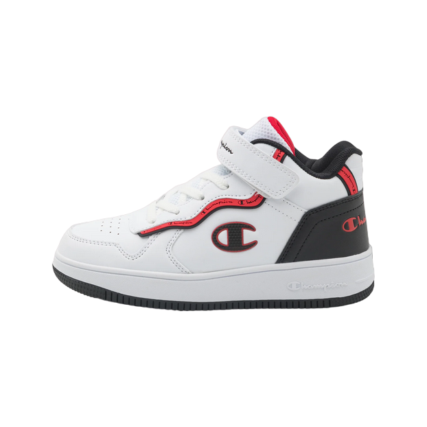 Champion Rebound Alter Mid children's high sneaker shoe S32724 WW012 white-black-red