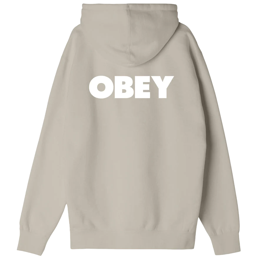 Obey felpa con cappuccio da uomo Bold 112842349 grigio argento