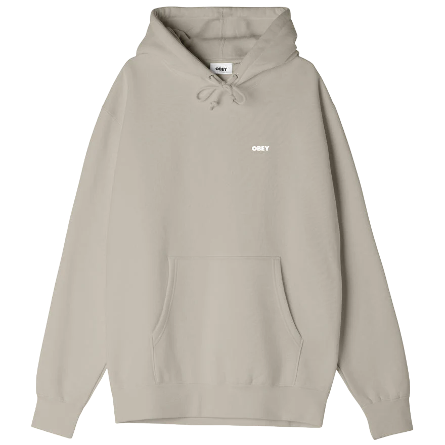 Obey felpa con cappuccio da uomo Bold 112842349 grigio argento