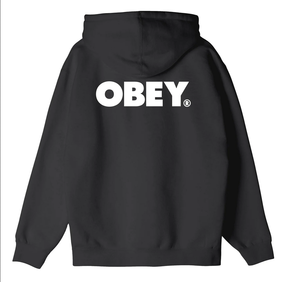 Obey men's hoodie and full zip Bold Zip 112852349 black