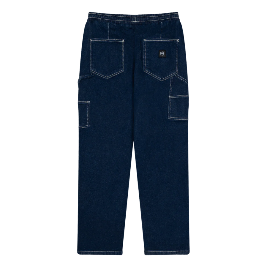 Dolly Noire Pantalone Carpenter in Denim blu pa903-qf-01 indaco