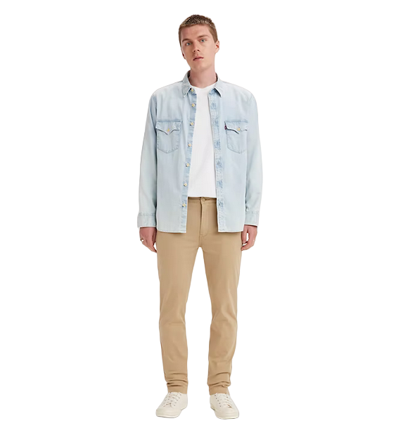 Levi's pantalone casual da uomo Khalid per Levi’s XX Chino 171990011 sabbia