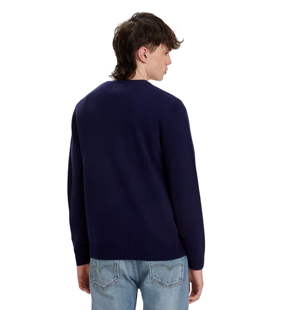 Levi's men's crew neck long sleeve sweater A4320-0001 blue