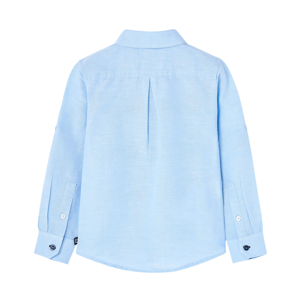 Boboli Children's linen shirt 738288 2294 blue