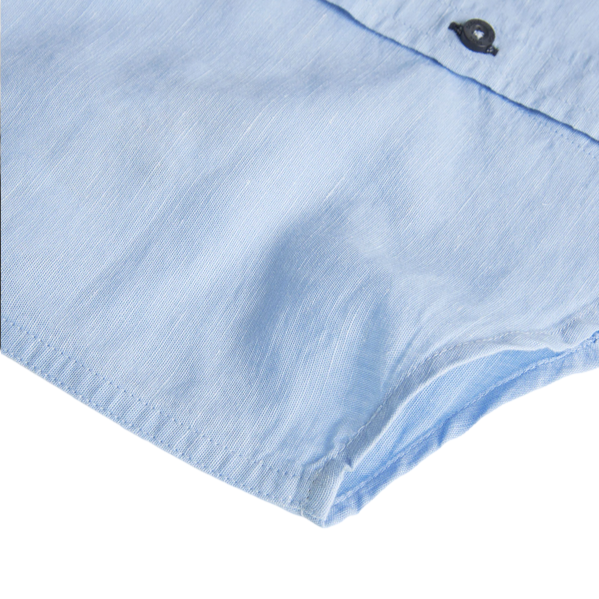 Boboli Children's linen shirt 738288 2294 blue