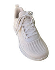 Sneakers Skechers BOBS Sport B Flex Hi vista frontale con sistema di allacciatura e punta arrotondata