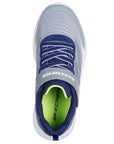 Skechers Microspec Advance 403926L/NVLG Scarpe da Ginnastica Junior - vista dall'alto