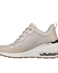 Skechers Million Air Hotter Air | Sneakers Donna Tortora Comfort 155399 laterale interno