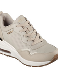 Skechers Million Air Hotter Air | Sneakers Donna Tortora Comfort 155399 prospetto