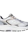 Skechers Scarpe Running Donna GO RUN Consistent 2.0 Volt 128633/WSBK Bianco - LATERALE ESTERNO