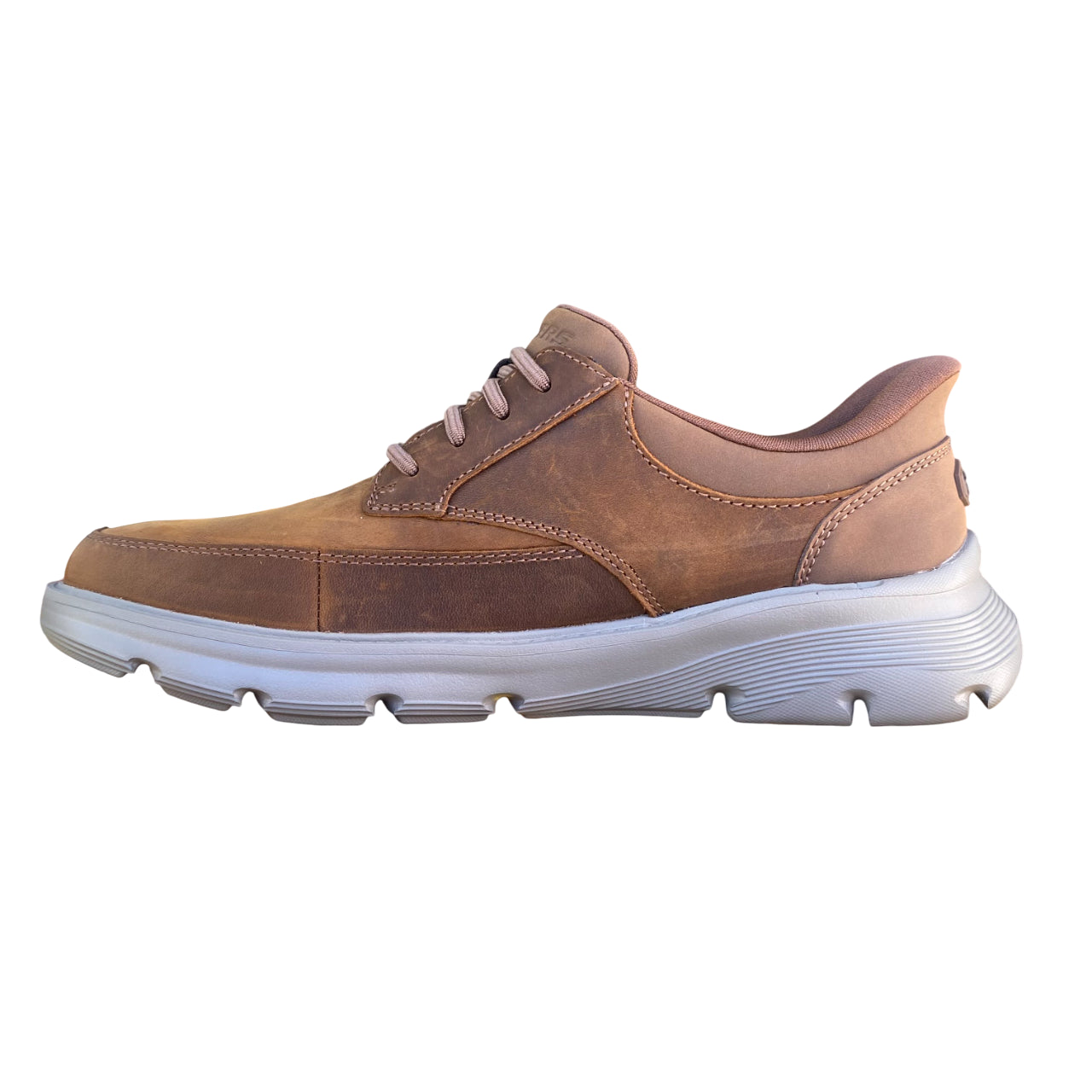 Skechers Scarpe Uomo Arch Fit Garza Slip-ins Marroni 205517/CDB - laterale