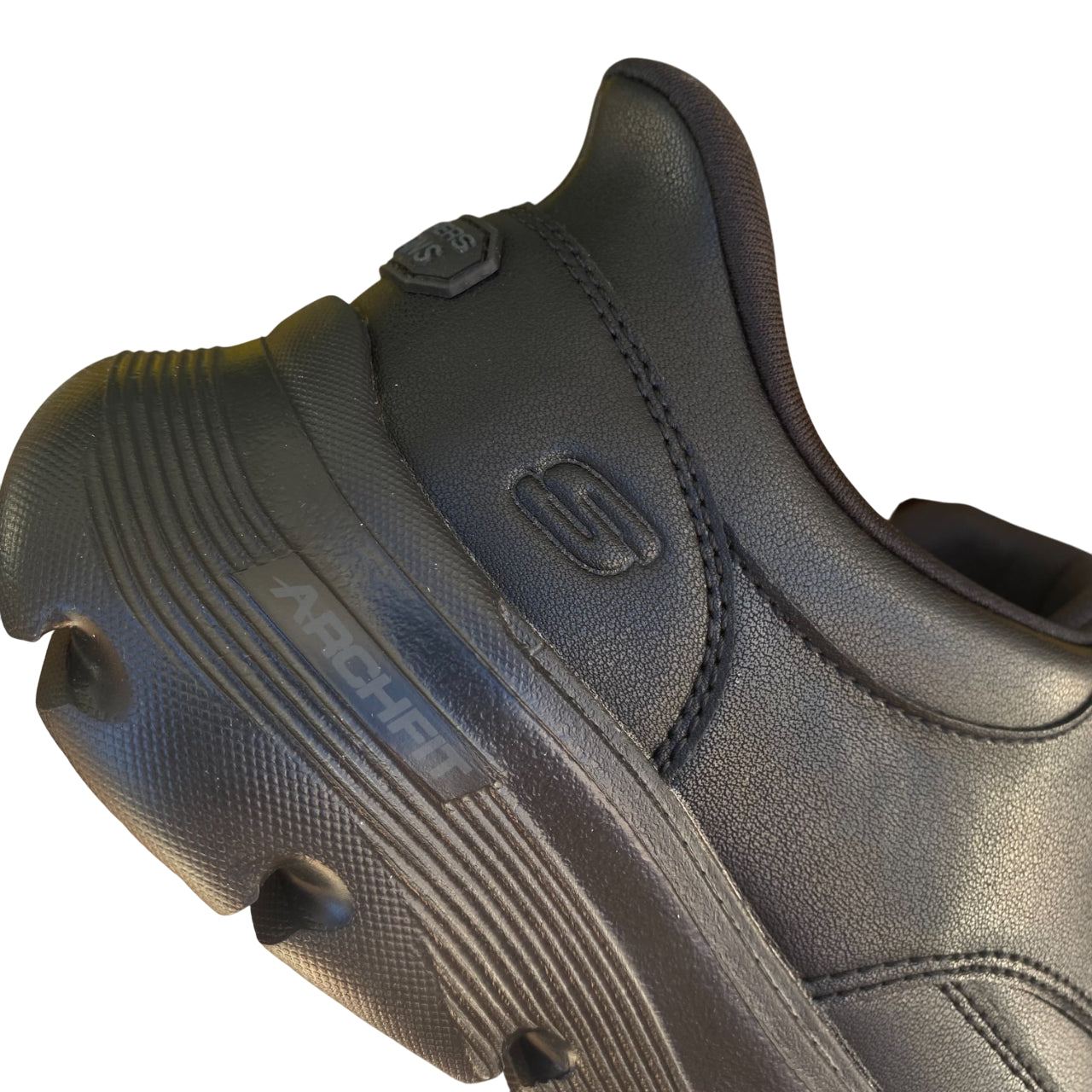 Skechers Scarpe Uomo Arch Fit Garza Slip-ins Nere 205517/BBK - lato