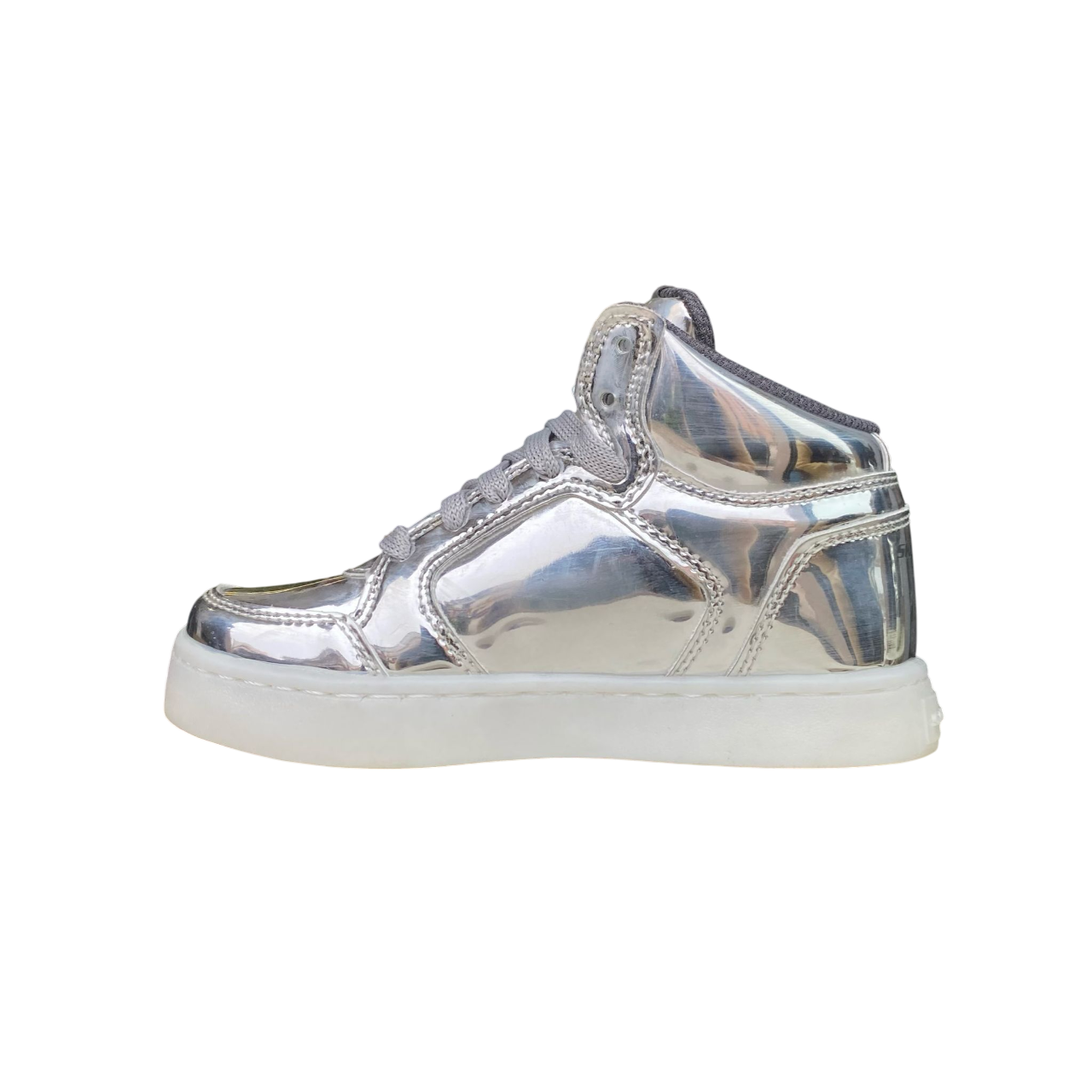 Skechers scarpa alta da ragazza con le luci Energy Lights 90603L SIL argento