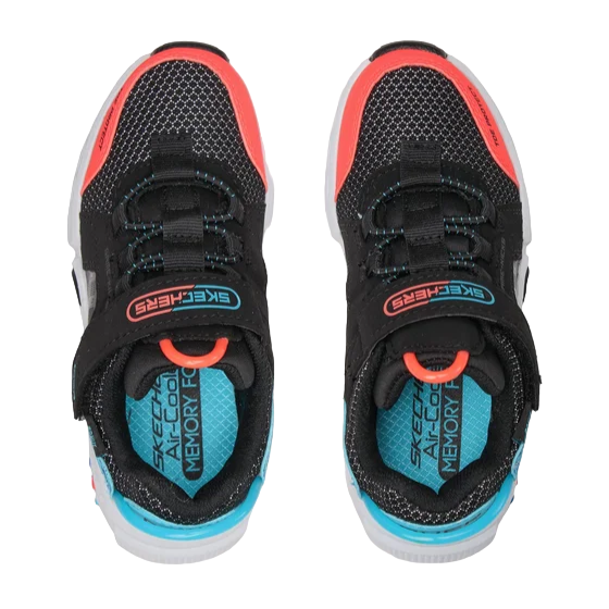 Skechers scarpa da ginnastica da bambino Gametronix 2.0 402260L/BKMT nero