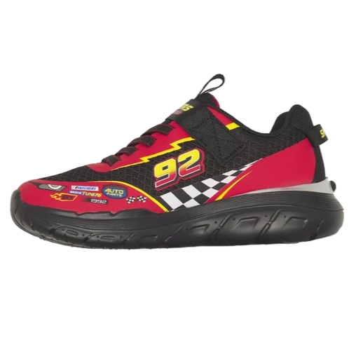 Skechers scarpa da ginnastica da bambinoTraks 402303L/BKRD rosso-nero