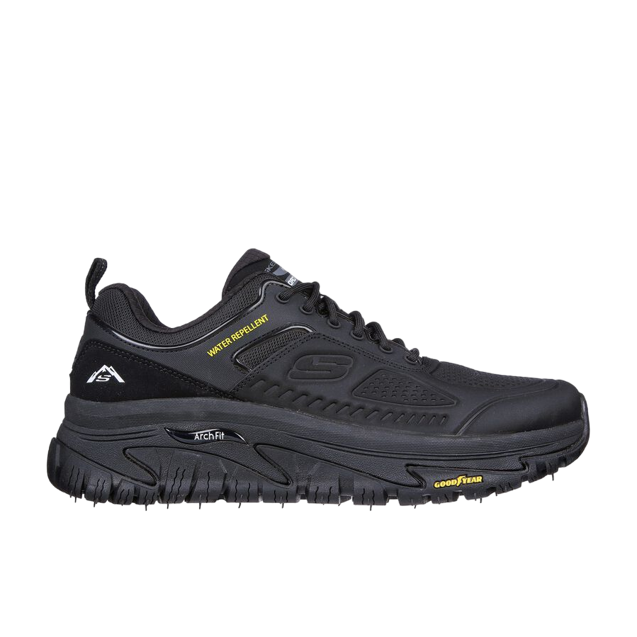 Skechers scarpa da outdoor da uomo Relaxed Fit Arch Fit Road Walker Recon 237333/BBK nero