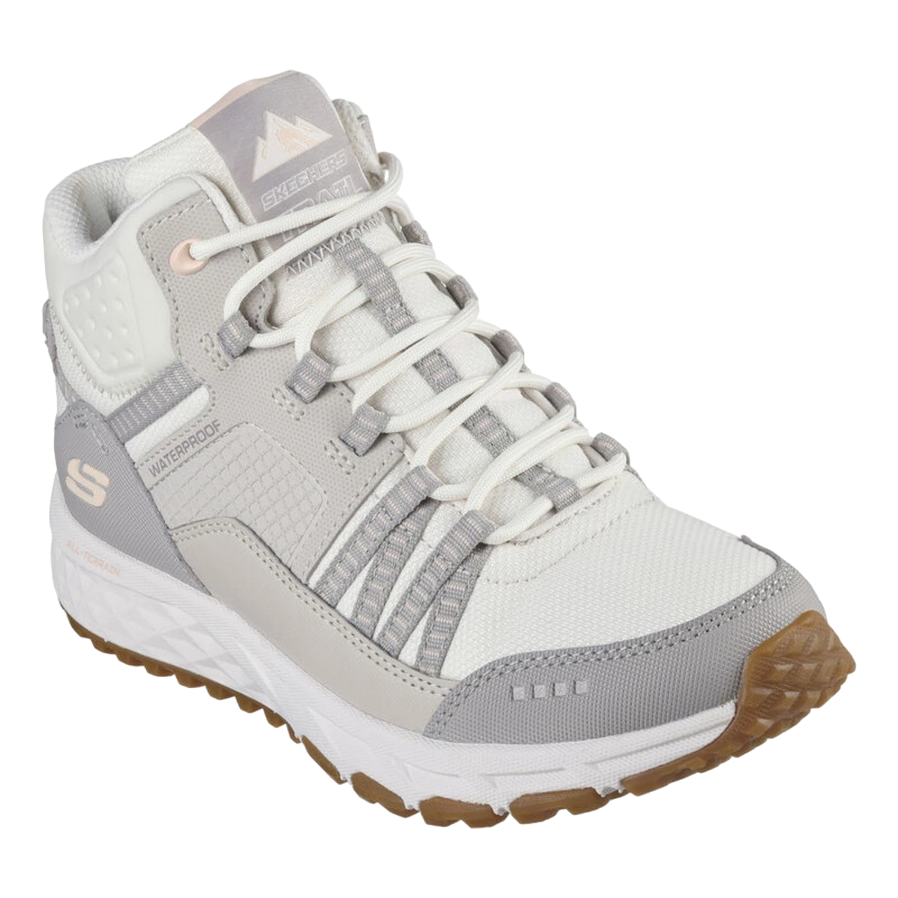 Skechers scarpa da trail alta da donna Escape Plan Outward Voyage 180063/OFWT bianco spento