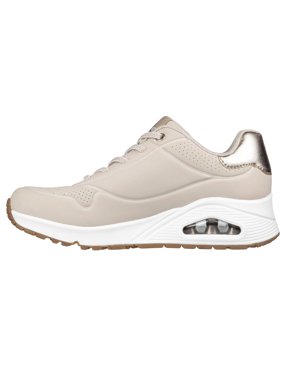 Skechers women's sneakers shoe Uno Shimmer Away 155196/NAT natural