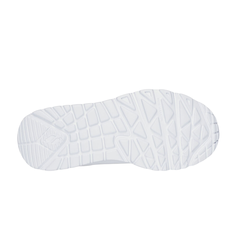 Skechers scarpa sneakers da ragazza Uno Lite Metallic Mode 310384L/WHT bianco