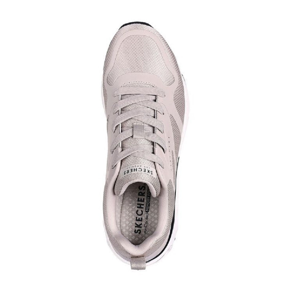 Skechers scarpa sneakers da uomo Tres Air Uno Revolution Airy 183070/NAT naturale