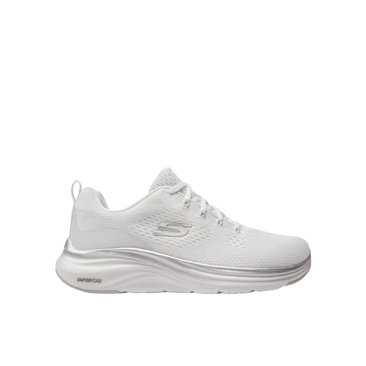 Skechers scarpa sportiva da donna Vapor Foam Midnight Glimmer 150025/WSL bianco-argento