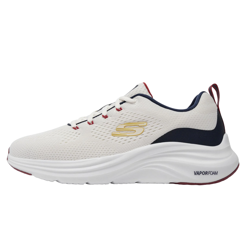 Skechers scarpa sportiva da uomo Vapor Foam 232625/WNVR bianco-blu-rosso
