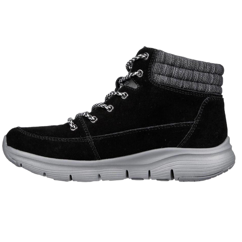 Skechers scarponcino Idrorepellente da donna Arch Fit Smooth Comfy Chill 167373/BLK nero