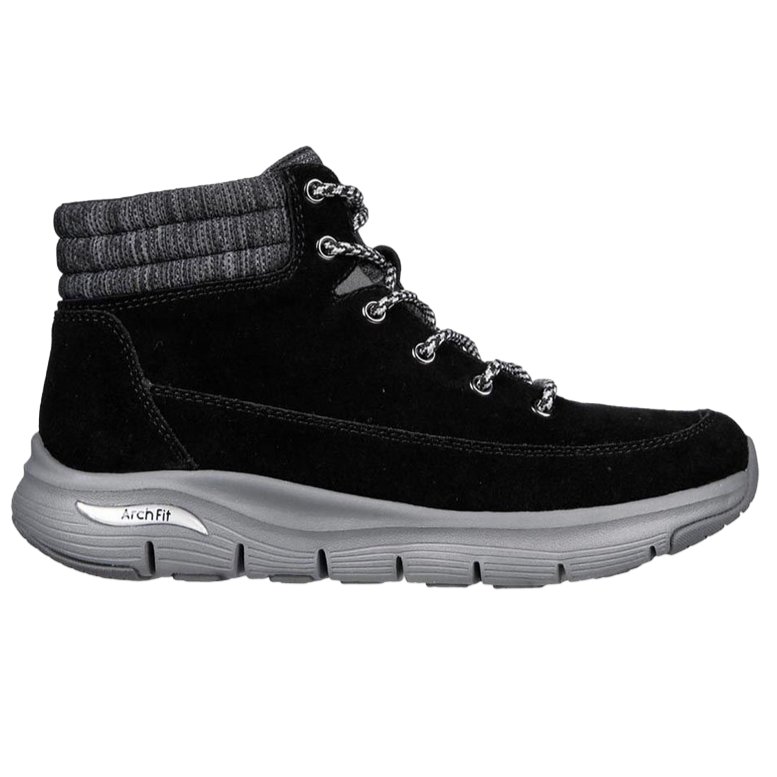 Skechers scarponcino Idrorepellente da donna Arch Fit Smooth Comfy Chill 167373/BLK nero