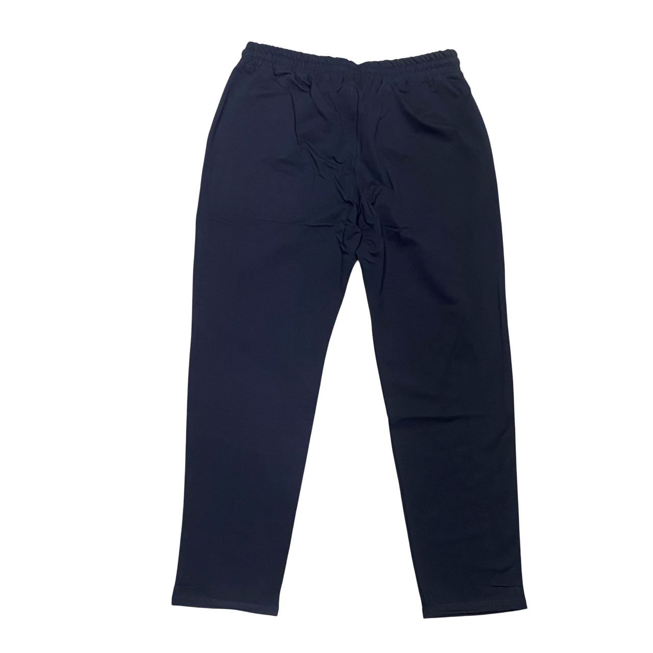 Hangar93 pantalone sportivo da uomo largo al fondo in cotne jersey z225U BLU01 blu