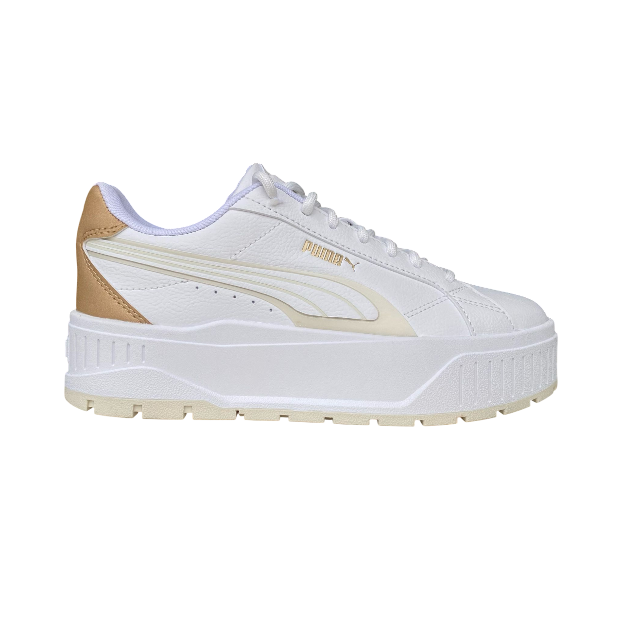 Sportiamo_Puma Scarpa sneakers da donna Karmen II Aqua Metal 401614-02 bianco-neve