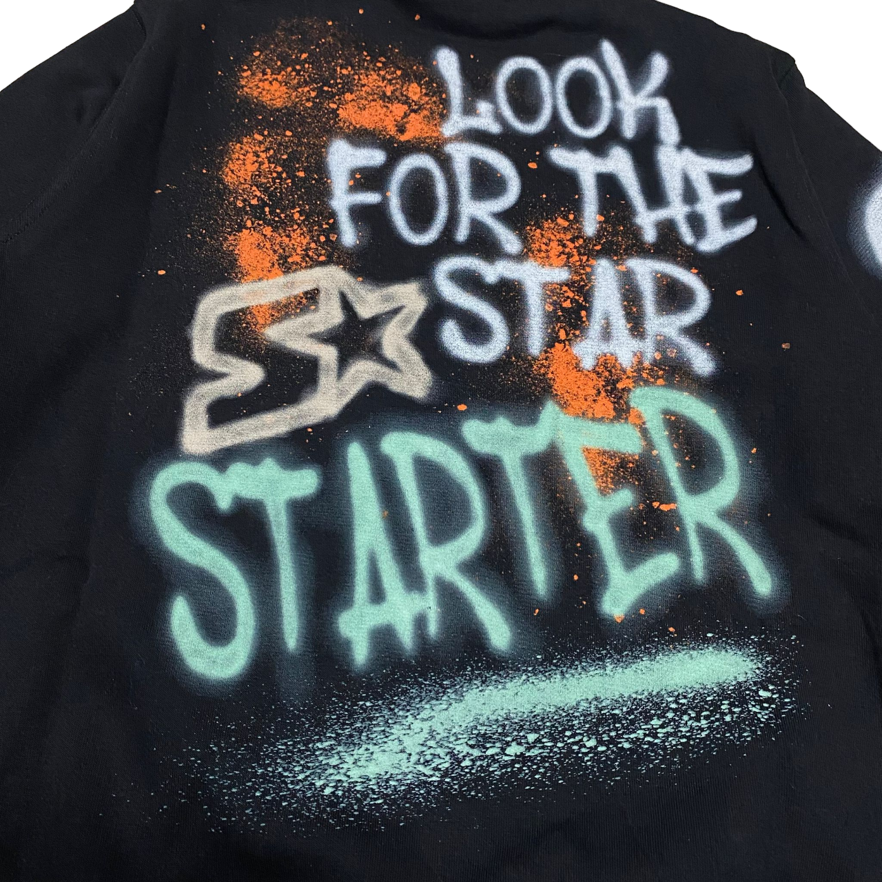 Starter felpa girocollo da ragazzo 1230 nero