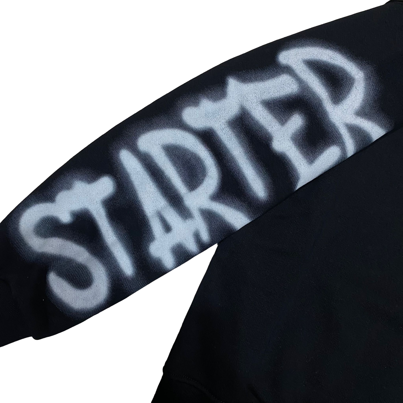 Starter felpa girocollo da ragazzo 1230 nero