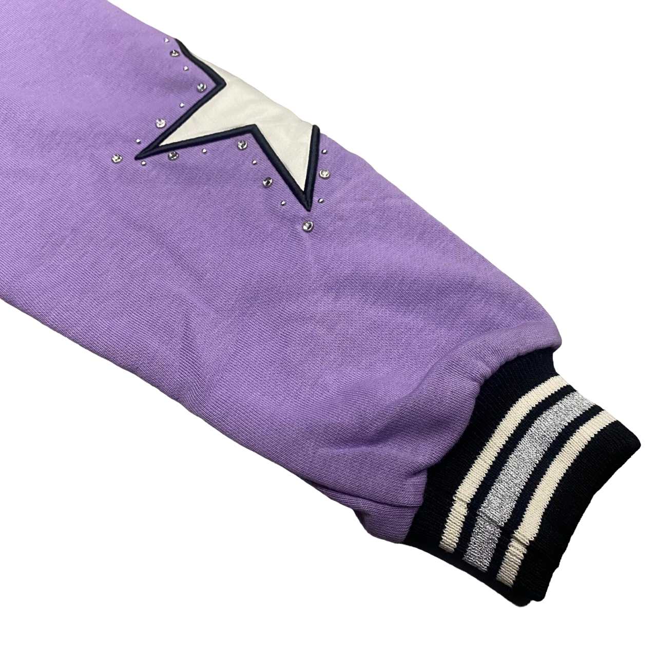 Starter giubbotto bomber America da ragazza. Colore crema lilla