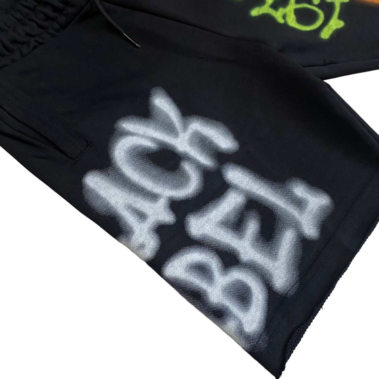 Starter pantaloncino sportivo da ragazzo con stampa 1241 nero