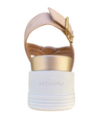 Stonefly sandalo da donna con tomaia intrecciata con zeppa PARKY 24 220895-BUK oro