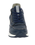 Stonefly scarpa sneakers da donna Mina nappa 222494 144 blu - Vista Punta