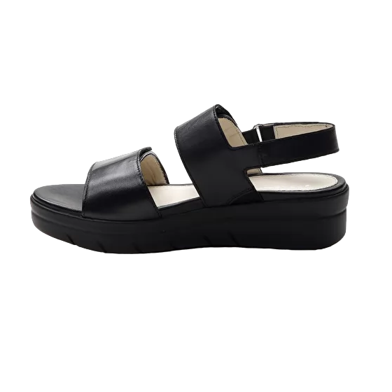 Stonefly sandalo casual da donna Aqua III Nappa pelle e tessuto 216158 000 nero