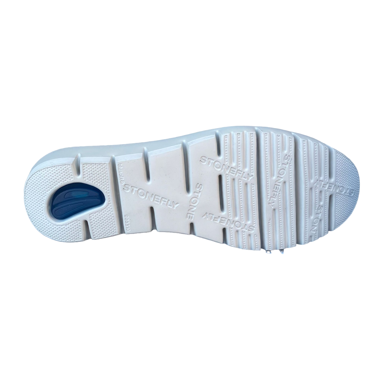Stonefly scarpa Mocassino in pelle da donna con catena Plume 26 220757 346 grigio