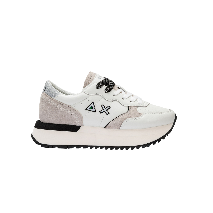 Sun68 scarpa sneakers da donna Big Ally Z34207 31 bianco panna