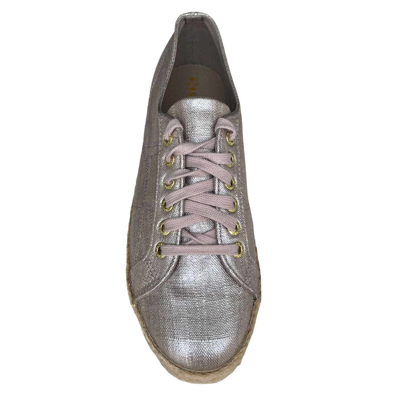Superga scarpa sneakers da donna con zeppa 2790 Lino ROPE S00BND0 238 beige