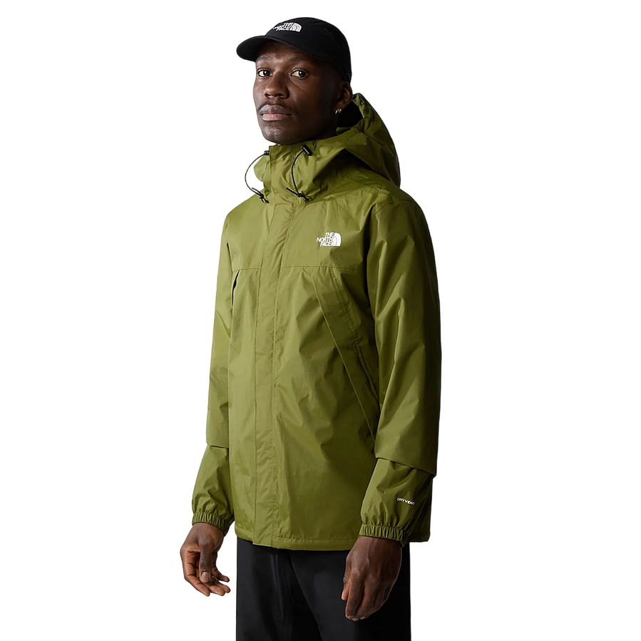 The North Face Antora NF0A7QEYPIB men's rain and wind jacket olive green