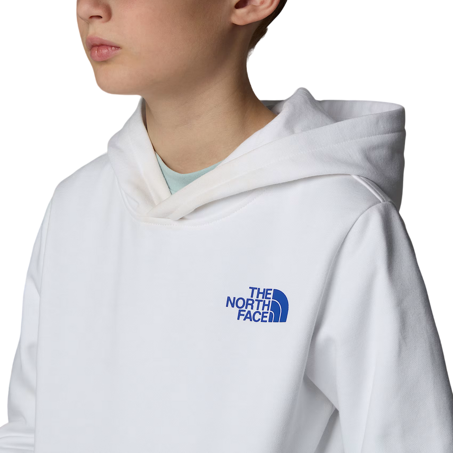 The North Face felpa con cappuccio da ragazzo Teen Redbox NF0A89H9FN4 bianco