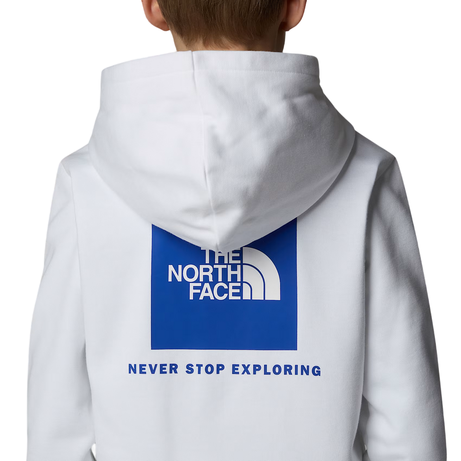 The North Face felpa con cappuccio da ragazzo Teen Redbox NF0A89H9FN4 bianco