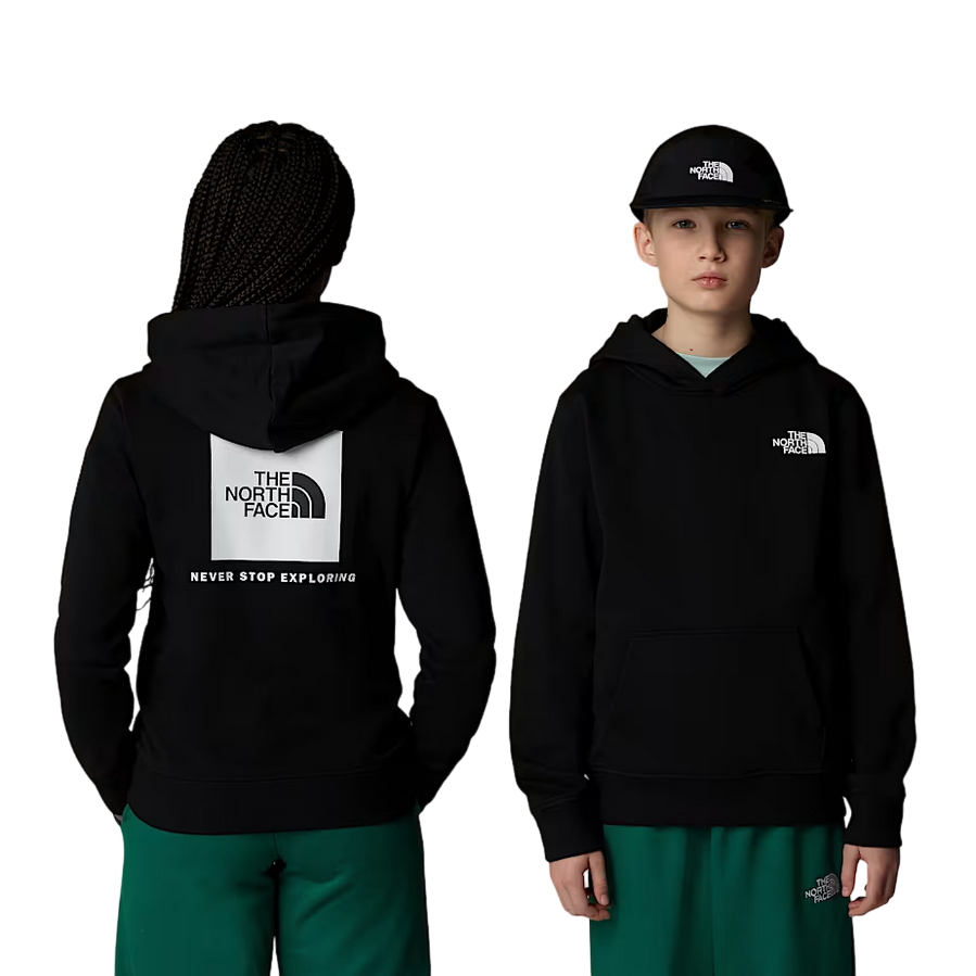 The North Face felpa con cappuccio da ragazzo Teen Redbox NF0A89H9JK nero