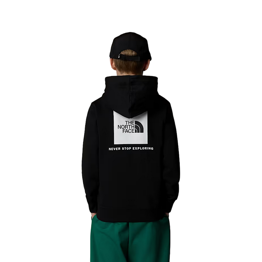 The North Face felpa con cappuccio da ragazzo Teen Redbox NF0A89H9JK nero