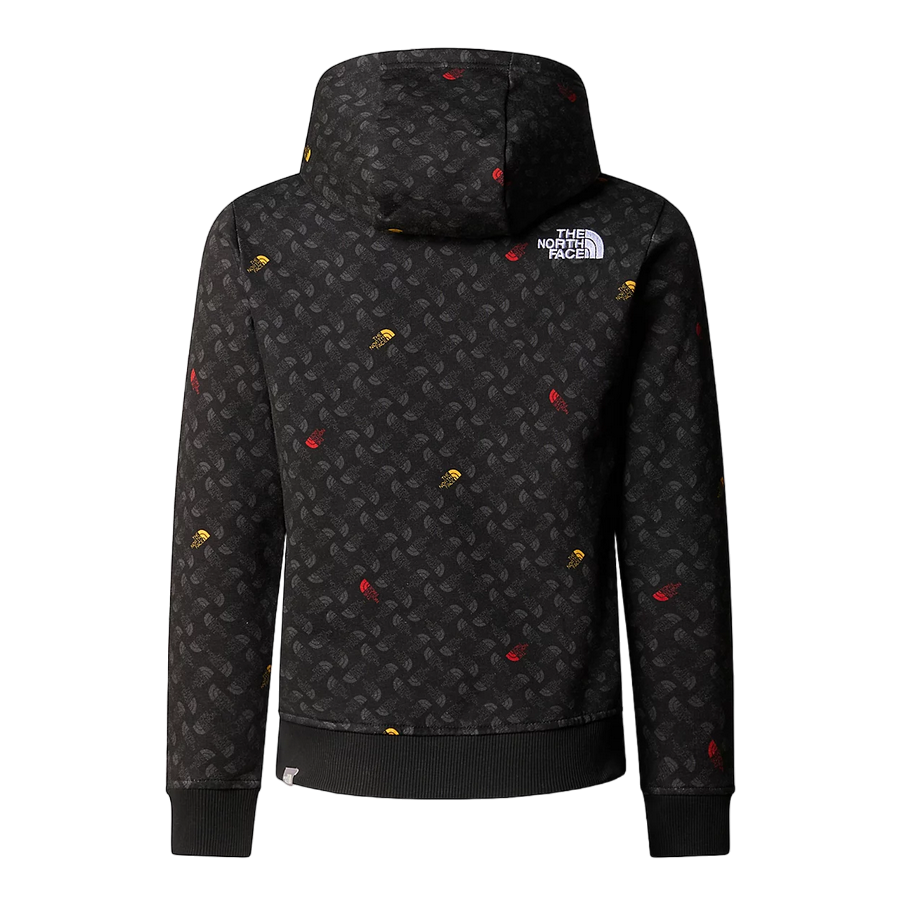 The North Face felpa con cappuccio da ragazzo in cotone leggero NF0A886ZU8I nero
