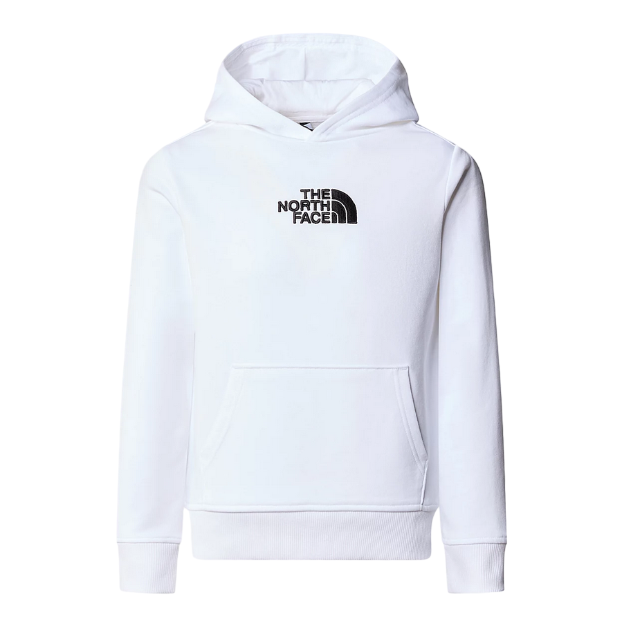 The North Face felpa con cappuccio da ragazzo in cotone leggero NF0A89PRFN4 bianco
