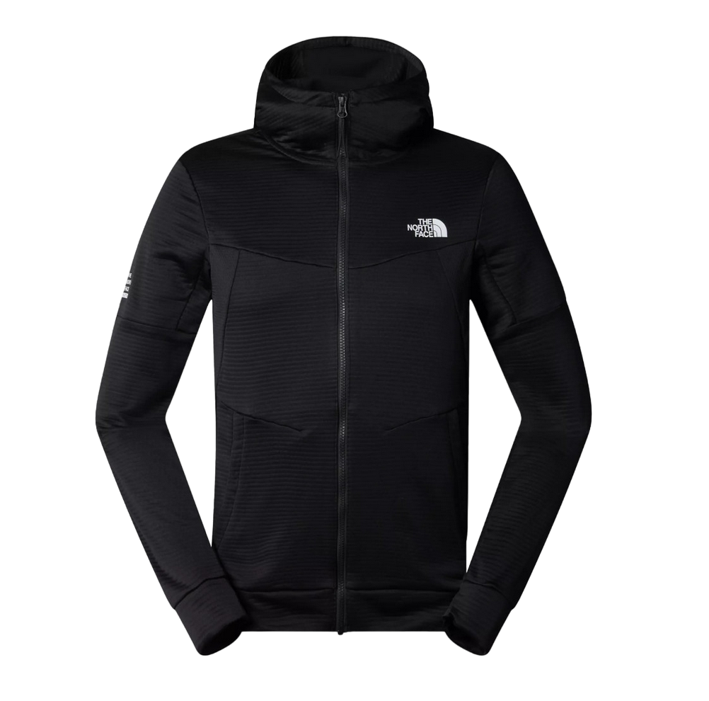 The North Face giacca con cappuccio da uomo Bolt Polartec NF0A87J5JK31 nero